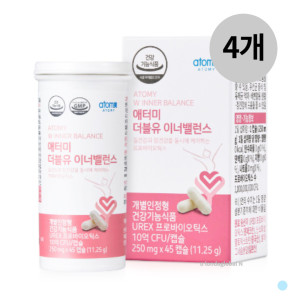 애터미 <b>더블유 이너밸런스</b> 여성 전용 유산균 45캡슐X4