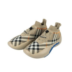 버버리 [버버리] [명품] 체크 니트 넵튠 남성 스니커즈 8099320