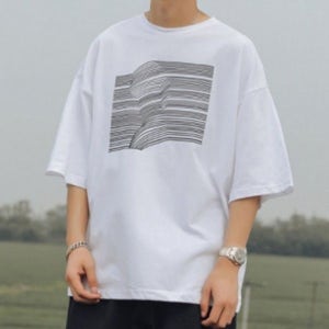 [하프클럽]MNO 세븐부 숏슬리브뉴 오버사이즈 남성 반팔티 프리미엄 여름철