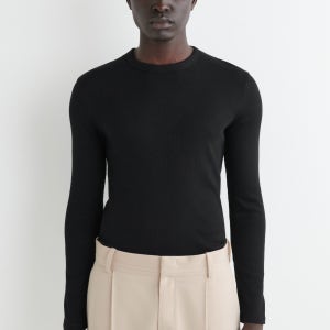 코스 슬림 리브드 면 긴팔 티셔츠 1318643002 코튼 롱슬리브 SLIM RIBBED COTTON LONG SLEEVED T SHIRT 144643077