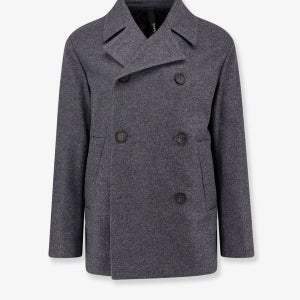 [헤보] (MAN) 25SS Double-breasted virgin wool blend coat TRANIG725-_4104