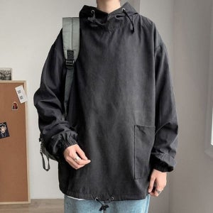 [하프클럽]모노무드 남자 아노락후드 오버핏 아노락 점퍼 바람막이 남성