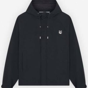 메종키츠네 GRAY FOXHEAD 패치 CRISPY 나일론 후드 윈드브레이커 그레이 폭스헤드 크리스피 LM02228WQ4019 P199 /1