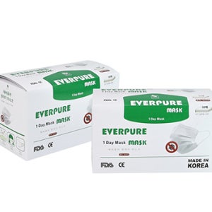 에버퓨어 덴탈 마스크 3중 필터 (국내산) 판촉물 제작 전문~레저/스포츠~마스크(덴탈/일반)