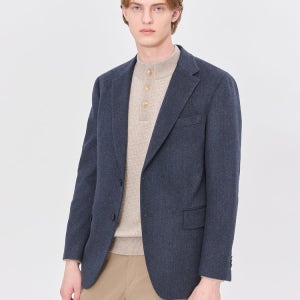 [닥스 남성] 닥스 그레이 멜란지 울캐시미어혼방 자켓 WMJA4D031G2