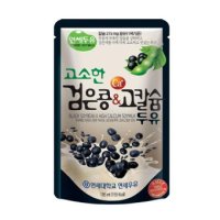 연세유업 연세두유 고소한 검은콩 & 고칼슘 두유 195ml