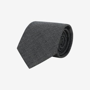 지이크 브라운 W100 텍스쳐 울오버 넥타이 PJATH9035 B