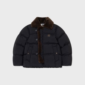 [코닥어패럴] 브라우니 레더 다운 자켓 BLACK