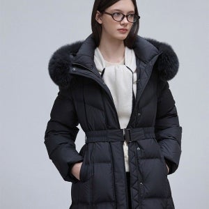 [롯데백화점] 플라스틱아일랜드 [구스]사가퍼 벨티드 페미닌 롱 구스 다운 PR4NZ161 LE1220539634