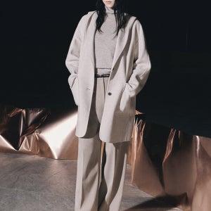 [블랙라벨] 캐시미어 블렌드 미들 후드 코트_SWHCTP44040