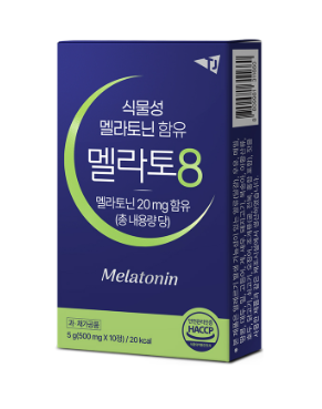 한풍네이처팜 식물성 멜라토닌 함유 멜라토8 500mg x 10정, 1개