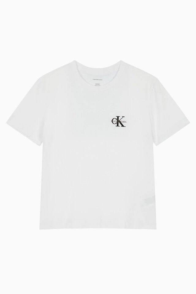 Calvin Klein Jeans 레귤러핏 모노그램 로고 반팔 티셔츠 47AB801