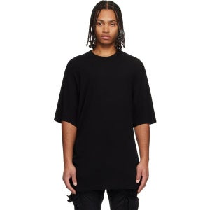 율리우스 유로파 드레이프 티셔츠 907CUM4 BLACK 남성 252420M213007