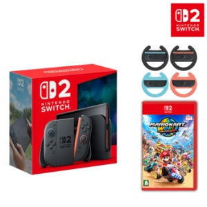 닌텐도 스위치2 본체+스위치2 마리오카트월드+조이콘2 핸들2개 세트 [12월 15일 출고예정]