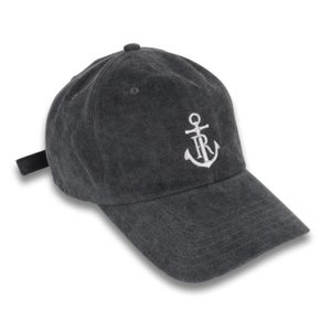 랜디쉽 MARR 로고 워싱 차콜 남자 빅사이즈 모자 대두 볼캡