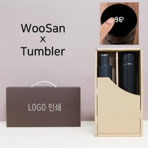 단체기념품 텀블러제작 심플 스마트온도계 500ml 텀블러기념품 제작