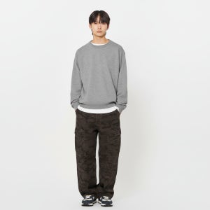 행텐 카모플라주 카고 슈퍼와이드 팬츠_헌터그린