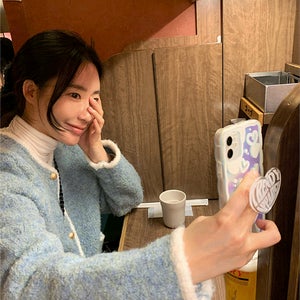 코아스 울 트위드 가디건