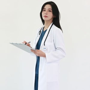 메디홈즈 빅사이즈 의사가운 남여 스판 약사 실험실 가운 카이라
