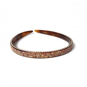 밍코헤어핀 크리스탈 큐빅 1cm 머리띠 여성 여자 보석 명품 핸드메이드