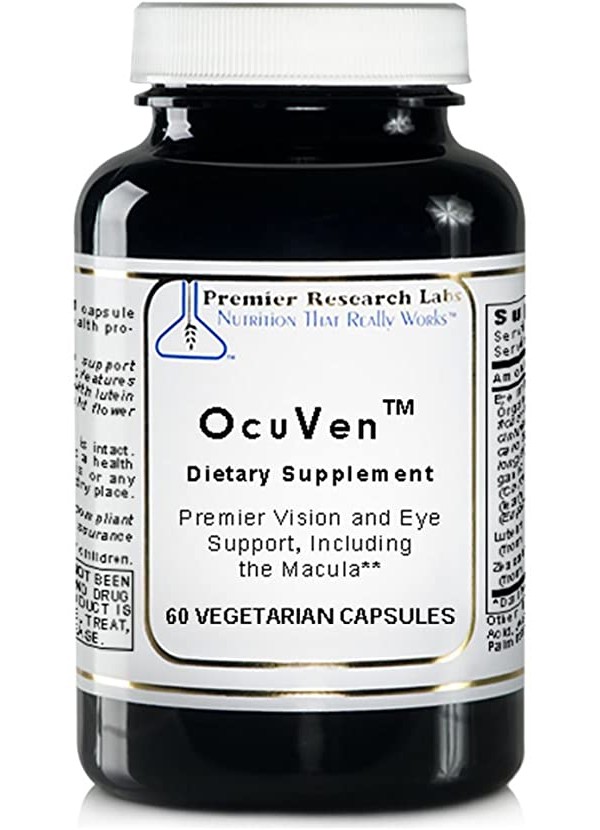 <b>OcuVen</b> TM 60 Capsules - Premier Vision and Eye Support Including The Macula Featuring Lutein and Zea