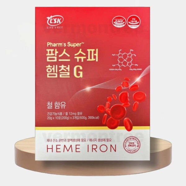 <b>팜스 슈퍼 헴철</b> G 30포 1개월분 공복섭취 흡수잘되는 액상 철분