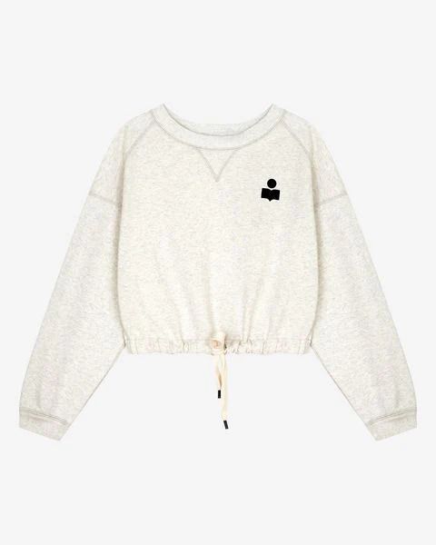 이자벨마랑 크롭 스웻셔츠 로고 디테일 3613614985211 프린트 margo cropped logo print sweatshirt 8300684247264 124132935