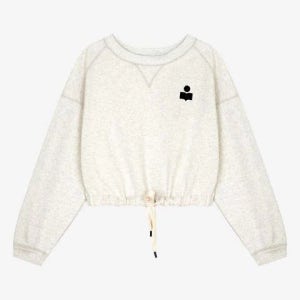 이자벨마랑 크롭 스웻셔츠 로고 디테일 3613614985211 프린트 margo cropped logo print sweatshirt 8300684247264 124132935