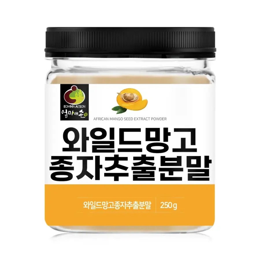 <b>와일드망고 종자추출물</b> 분말 250g 와일드망고 씨앗분말
