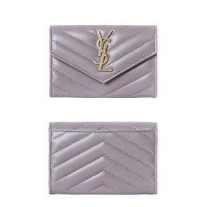 생로랑 [명품]  YSL 금장 마틀라쎄 스냅버튼 카드지갑414404 AAA44 2826