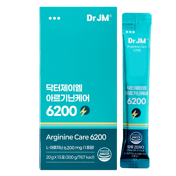 닥터제이엠 <b>아르기닌</b> 케어 6200 20g x 15포, 1개