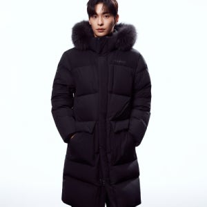 [디스커버리 익스페디션] 남성 고쉬 구스다운 롱패딩 (BLACK) DMDJ7E056-BKS