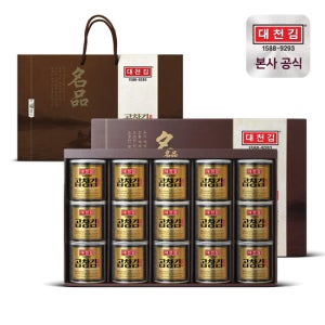 [대천김] 명품 캔김 세트 30g 15캔 곱창김 선물세트
