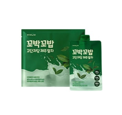꼬박꼬밥 고단저당 제주 말차 제품 이미지