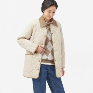 [BPWJ102] E. 칼라 탈부착 퀼팅 점퍼