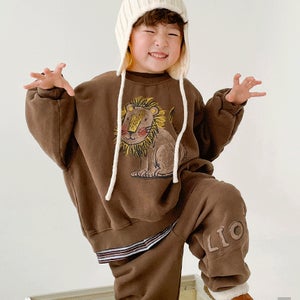 [기모] 어흥 라이언 맨투맨