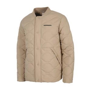 [험머] H2 로고 방풍 퀼팅 자켓 라이트베이지 HA4FJ2001MBG