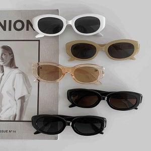 내일도착 선글라스 패닝 뿔테 타원 심플 데일리 선글라스 안경테