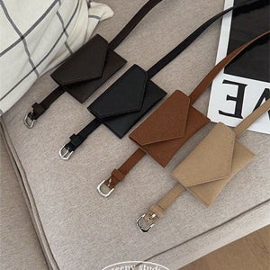 내일도착 캐주얼벨트 듀오 투웨이 카드 지갑 벨트 세트 (4 colors)