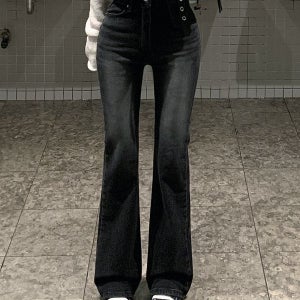 내일도착 부츠컷 🏆평점4.9🏆MADE💜바비핏 워싱 부츠컷 하이웨스트 pt(하객룩/데이트룩/데일리룩/소개팅룩)