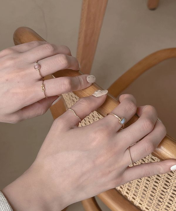 아르몽 컬러 원석 반지