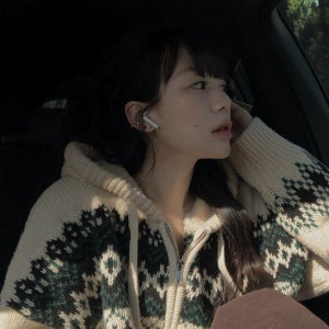 내일도착 가디건 @vinvle made, 유피츠 자가드 노르딕 니트 후드 가디건