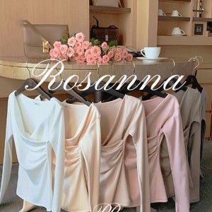 내일도착 긴소매티셔츠 기모오픈🔥[랩티1등/누적5만장/평점4.8극찬] [P.B MADE] 로잔나 여리핏 랩 실루엣 워머탑 티 - 10color