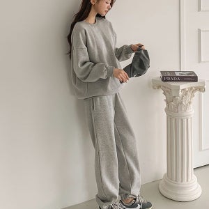 내일도착 트레이닝 세트 [MADE]맨투맨 조거팬츠 트레이닝세트 운동복 츄리닝 셋업 밴딩 오버핏 편한 상하세트 가을 겨울 트레이닝복 세트 기모 루즈핏 등원룩