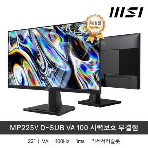 MSI PRO MP225V D-SUB VA 100 시력보호 무결점