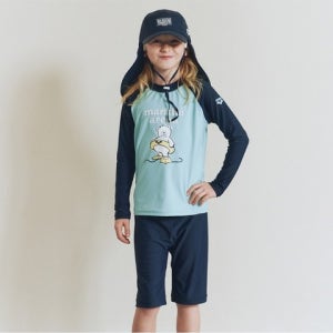 [아레나] ARENA x MARITHE 아동 레저 래쉬가드 세트 A4BB1BS95LBL