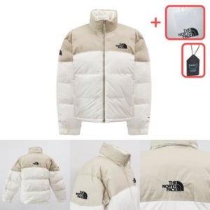 리마스터 눕시 다운 자켓 경량 패딩 방한 점퍼 남성 여성 아이보리 [백화점판/AS가능]