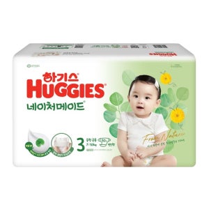 하기스 2024 하기스 네이처메이드 밴드 3단계 중형 공용 50매 3팩