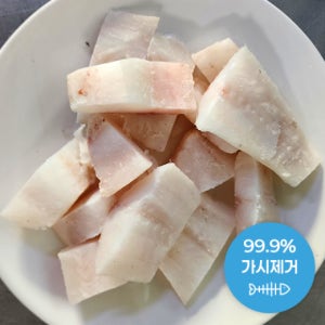 [입편한] 99.9% 가시제거 절단 탈피 참대구살 3kg (500g x 6pac) 국내산 순살참대구 키즈앤케어