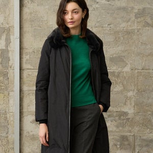 [요하넥스] 밍크 칼라 구스다운코트